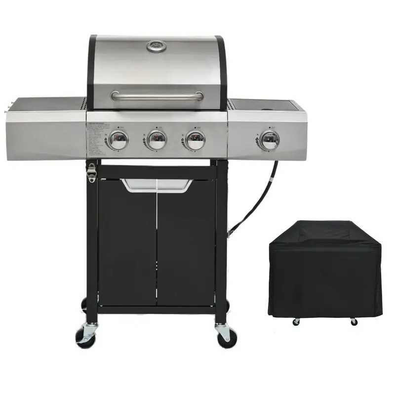 Wow Pioneer 3 Burner Propane Gas Grill For Outdoor Bbq & Grilling 1