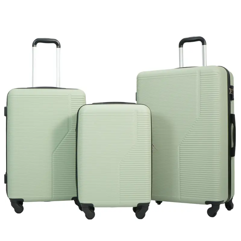 Wow Pioneer 3-Piece Luggage Set With Spinner Wheels & Tsa Lock 1