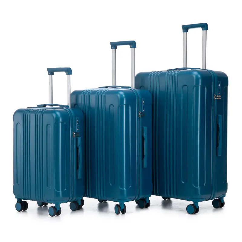 Wow Pioneer 3-Piece Spinner Luggage Set With Carry On Suitcase And Tsa Lock 1
