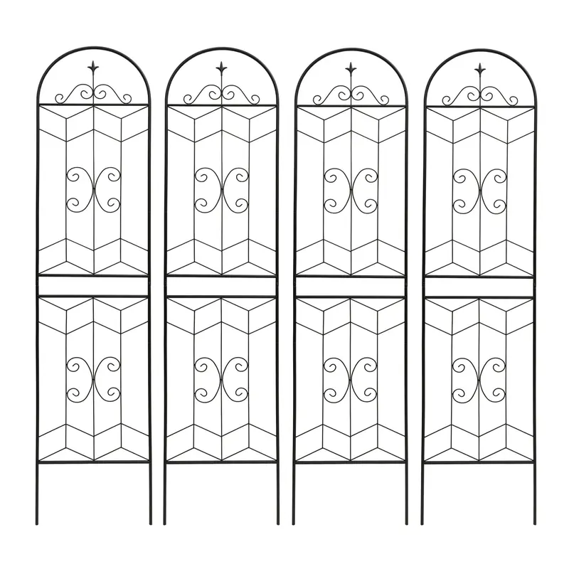 Wow Pioneer 4 Pack Garden Trellis For Climbing Plants Outdoor Flower Support 1