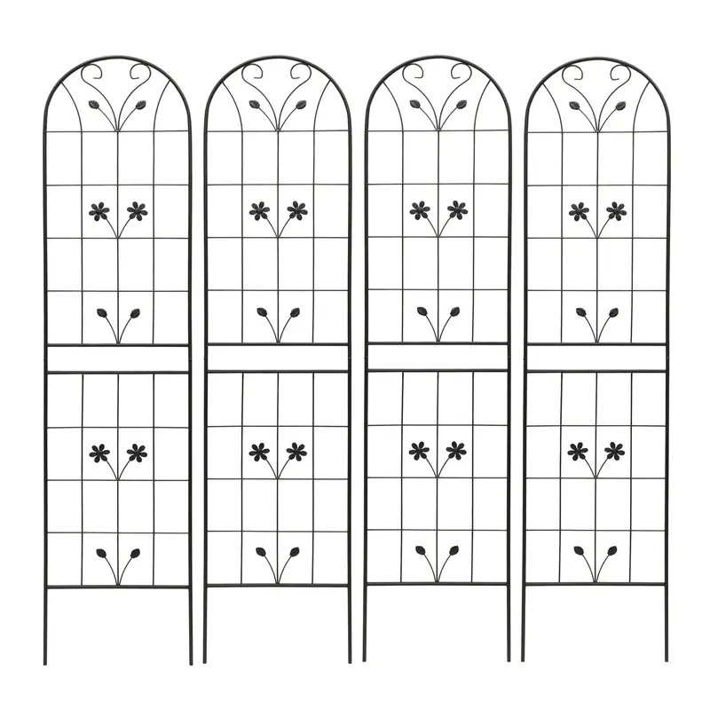 Wow Pioneer 4 Pack Garden Trellis For Outdoor Climbing Plants Flower Support 1