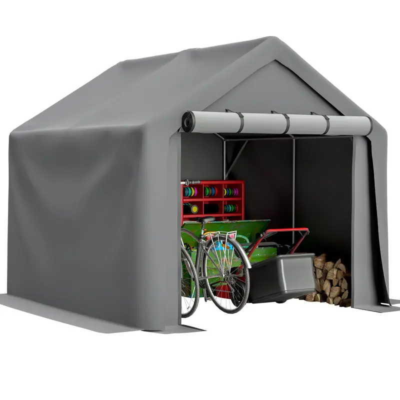 Wow Pioneer 8X8 Ft Multi-Purpose Outdoor Shelter For Residential Storage Needs 1