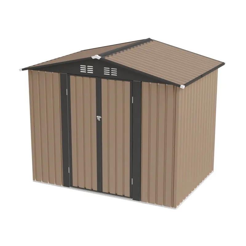 Wow Pioneer Apex Roof Garden Storage Shed For Outdoor Patio And Backyard 1