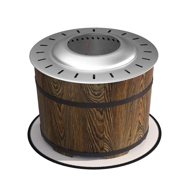 Wow Pioneer Barrel Style Smokeless Fire Pit 1