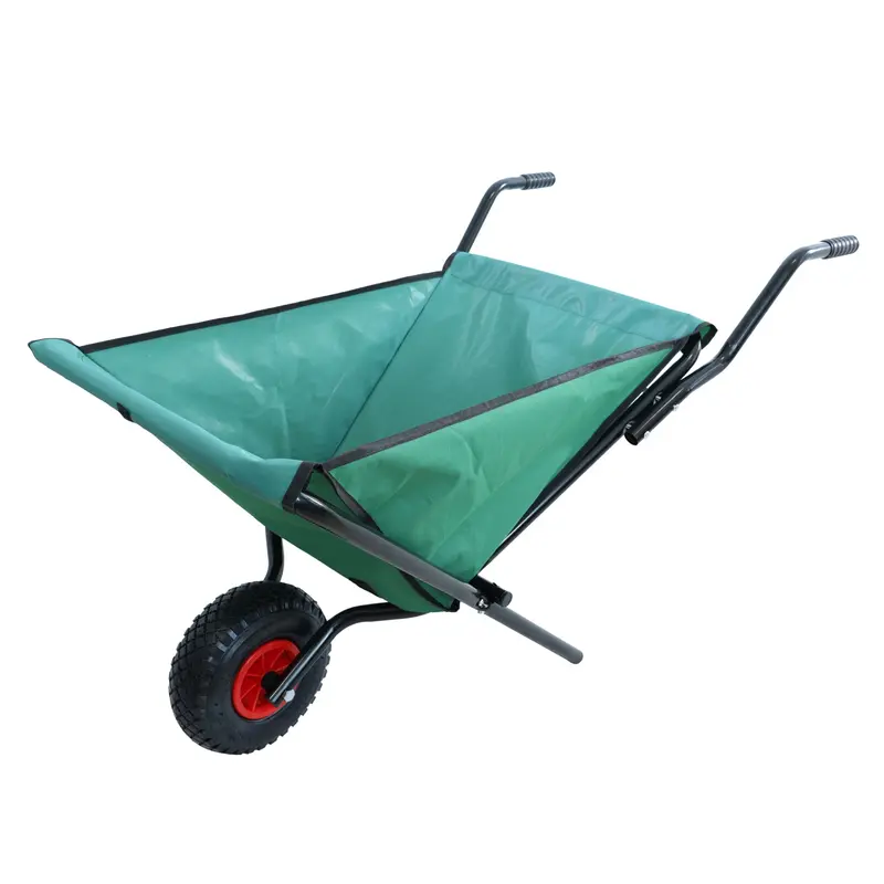 Wow Pioneer Collapsible Foldable Wheelbarrow For Outdoor Home And Garden Use 1