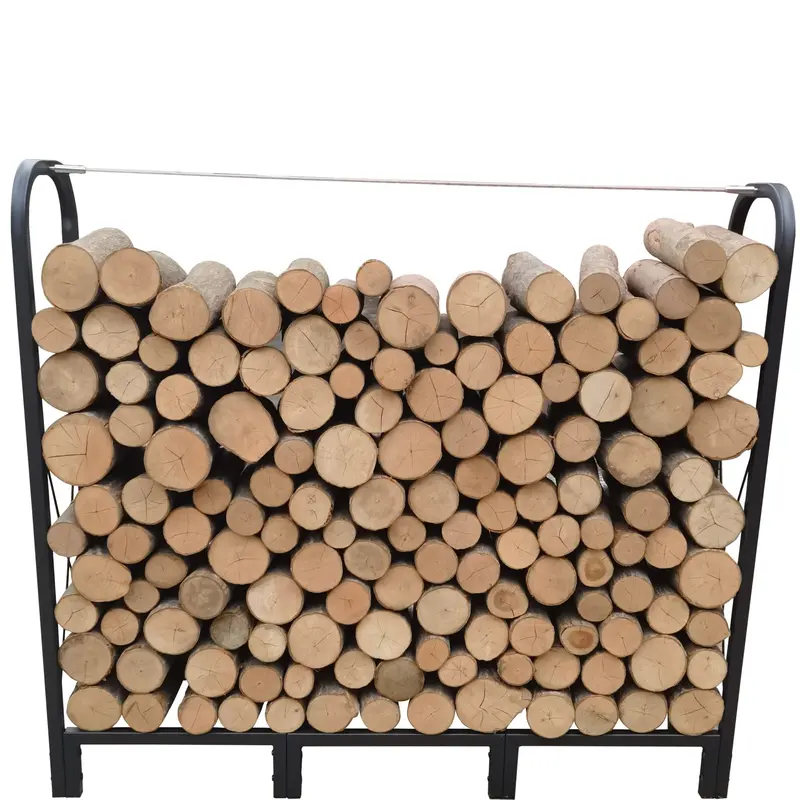 Wow Pioneer Firewood Rack Stand Heavy Duty Logs Holder Wood Pile Storage Stacker Organizer 1