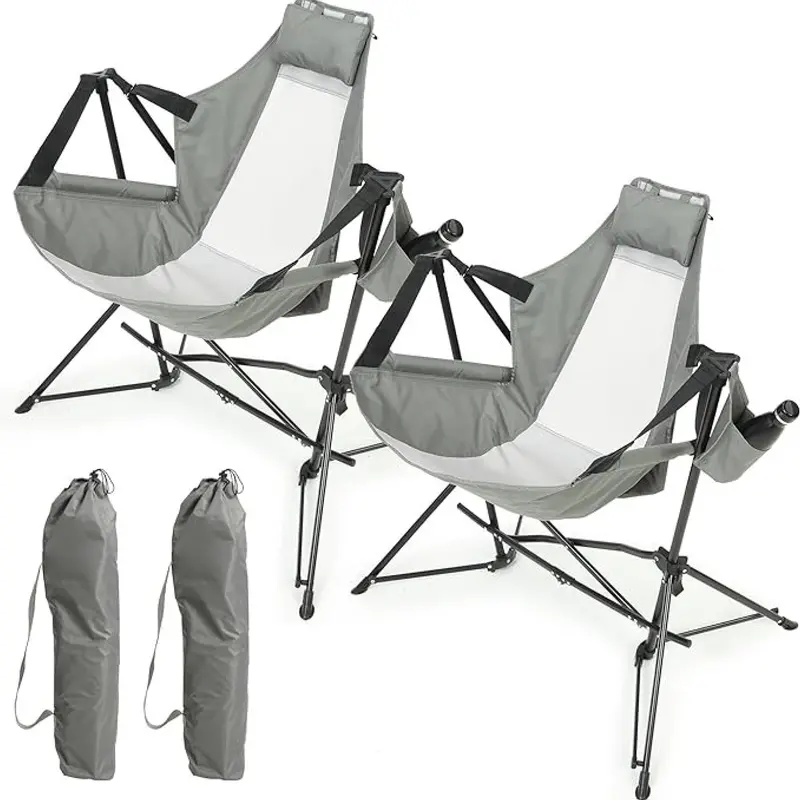 Wow Pioneer Folding Hammock Camping Recliner Lounge Chair 1