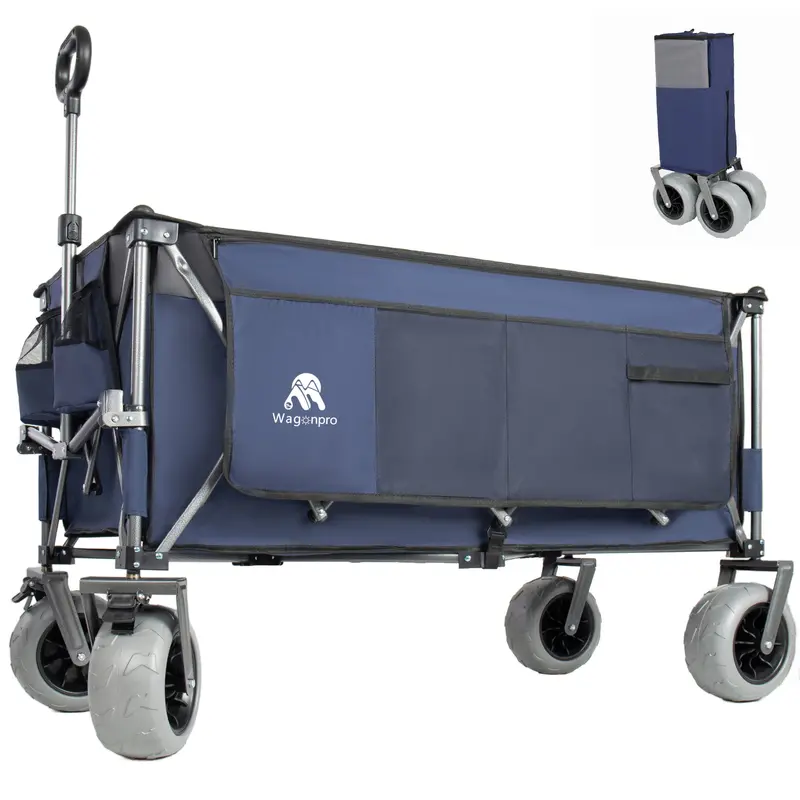 Wow Pioneer Heavy-Duty Foldable Extended Utility Wagon For All Hauling Requirements 1