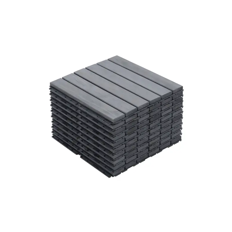 Wow Pioneer Interlocking Acacia Hardwood Deck Tiles 1