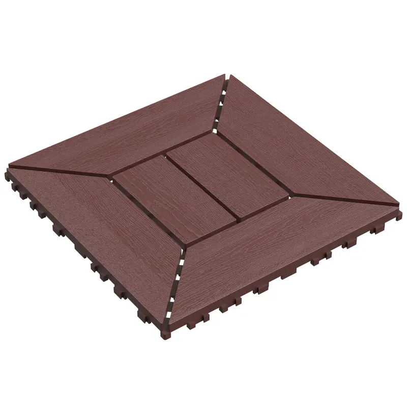 Wow Pioneer Interlocking Deck Floor Tiles For Outdoor Spaces 1