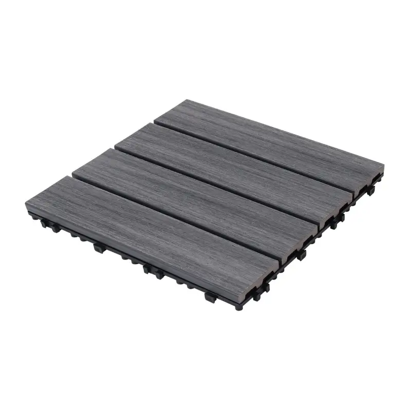 Wow Pioneer Interlocking Patio Deck Tiles Diy Flooring Set 1