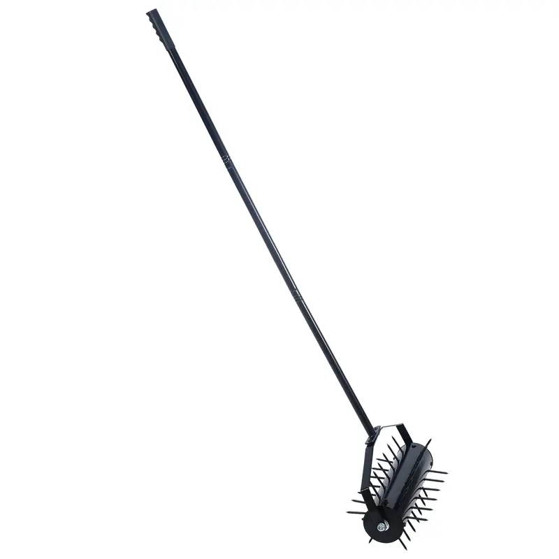 Wow Pioneer Manual Lawn Aerator Roller Tool Pusher 1