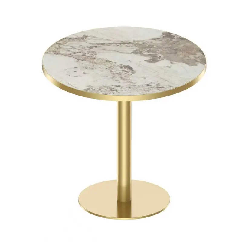 Wow Pioneer Modern Round Dining Table With Marble Top 1