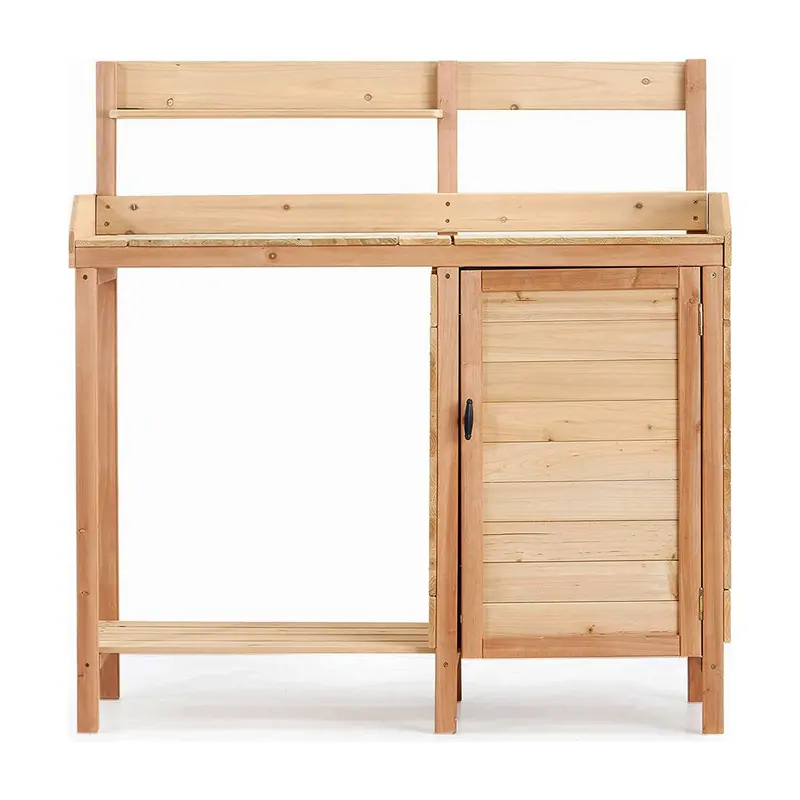 Wow Pioneer Outdoor Potting Bench Table Workstation With Sink And Storage 1