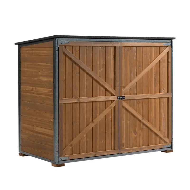 Wow Pioneer Outdoor Storage Cabinet Backyard Garden Tool Shed 1