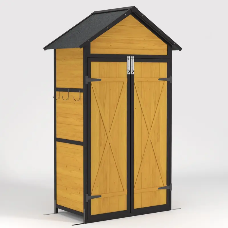 Wow Pioneer Outdoor Storage Shed Ideal For Garden, Patio, Yard And Garage Use 1