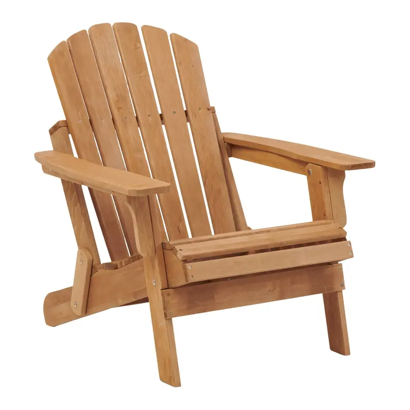 Wow Pioneer Oversized Folding Adirondack Chair Suitable For Multiple Outdoor Leisure Spaces 1