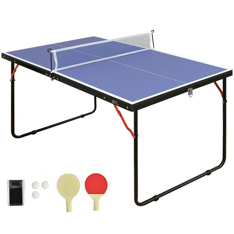 Wow Pioneer Portable Foldable Ping Pong Table For Small Spaces 1