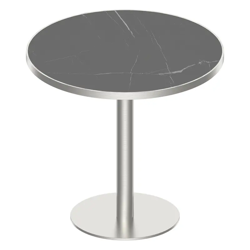 Wow Pioneer Round Modern Dining Bistro Tulip Table With Sleek Contemporary Silhouette 1