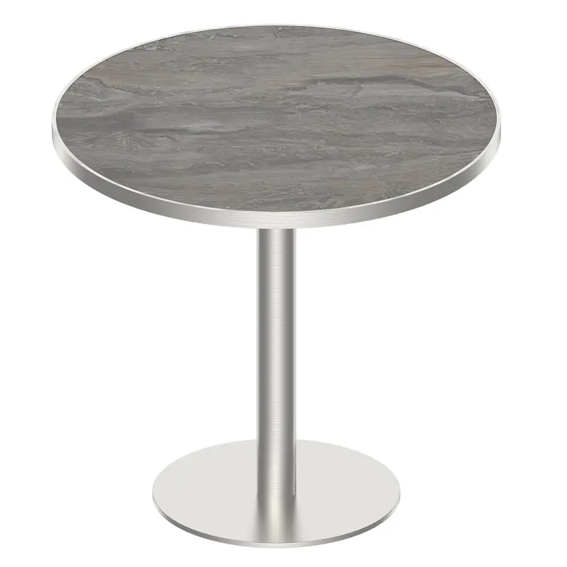 Wow Pioneer Round Modern Dining Table 31.5 Inch Bistro Tulip Table For Home And Commercial Use 1