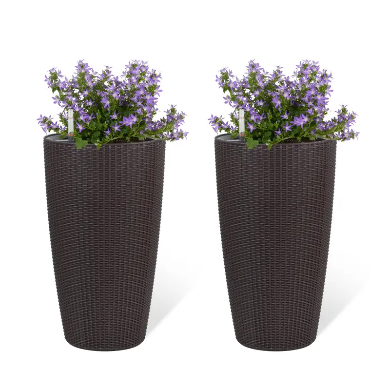Wow Pioneer Set Of 2 Large Tall Planters For All Kinds Of Planting Requirements 1