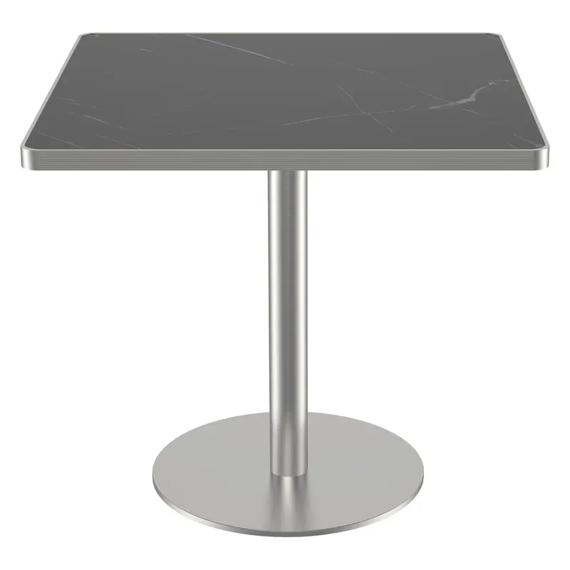 Wow Pioneer Square Modern Dining Table 31.5 Inch Bistro Tulip Table For Indoor Use 1