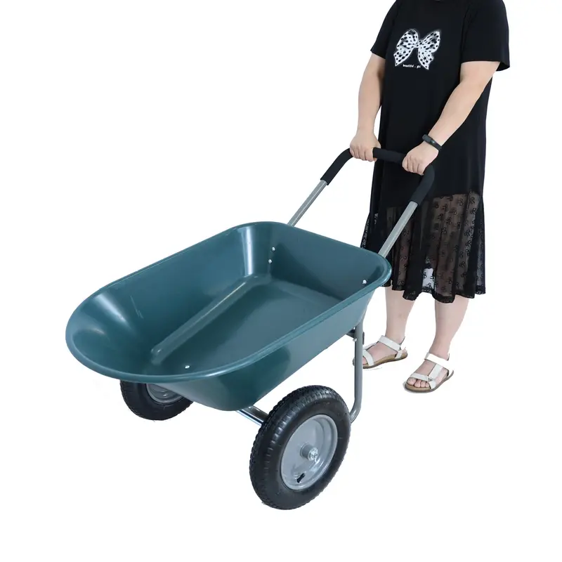 Wow Pioneer Two-Wheeled Utility Trolley For Gardening And Outdoor Yard Tasks 1