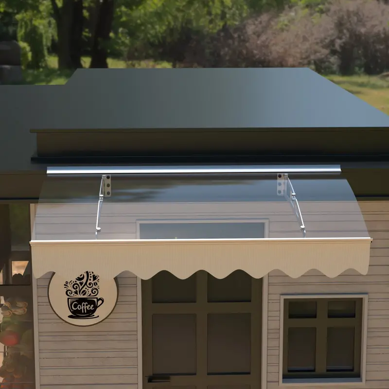 Wow Pioneer Weatherproof Polycarbonate Awning For Wooden Walls 1