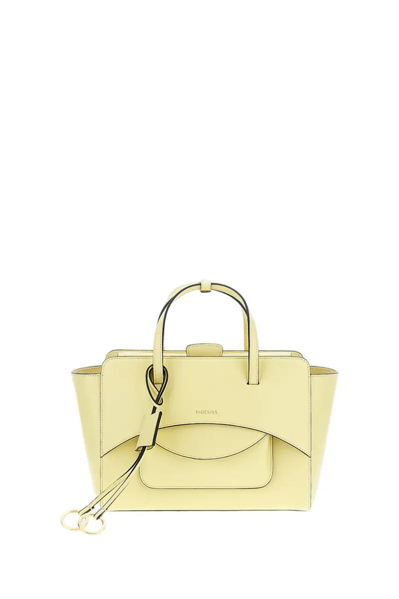 Yellow Flap M Leather Crossbody Bag 1