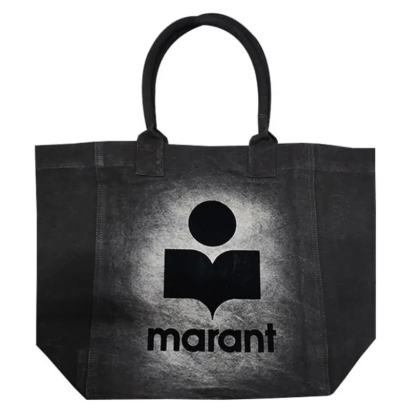 Yenky Embroidered Logo Shopper Bag Faded Black 1