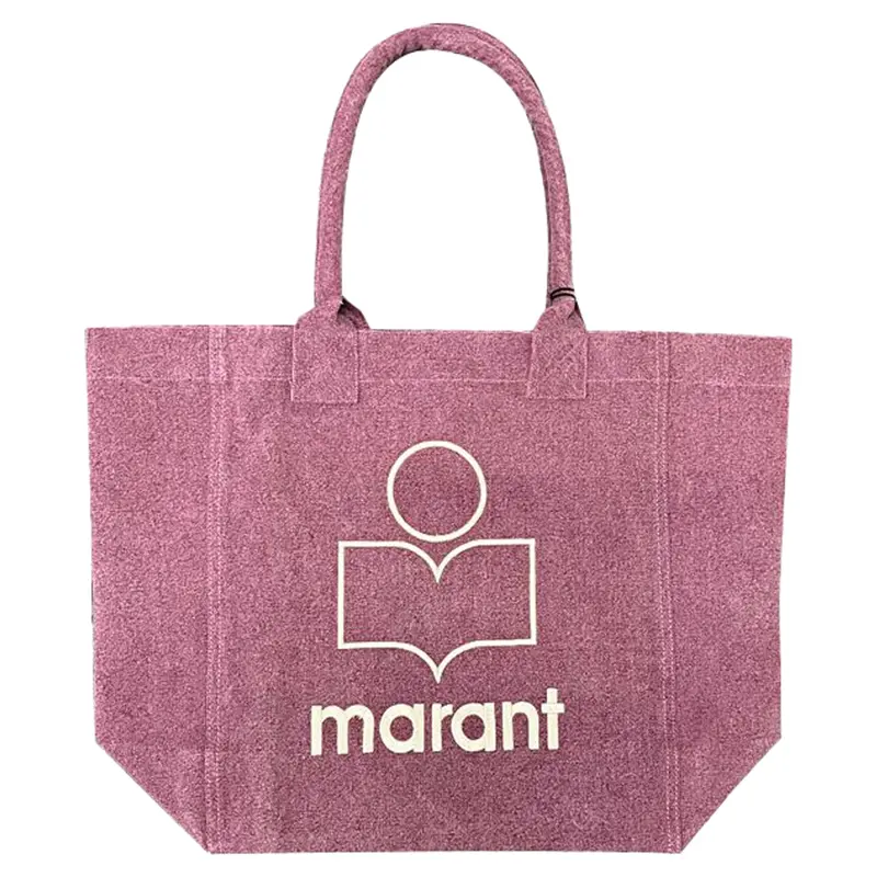 Yenky Logo Embroidered Shopper Bag Plum 1
