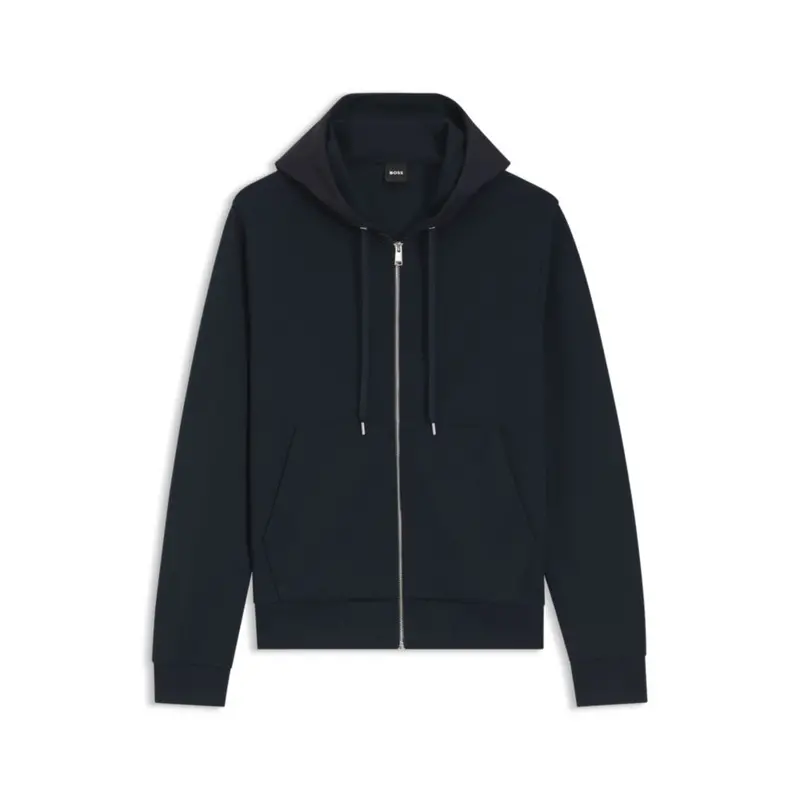 Zip-Up Hoodie With Monogram Hood 1
