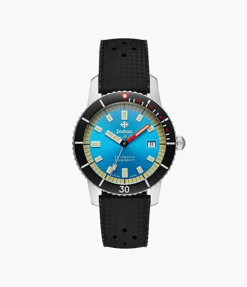 Zodiac Men's Super Sea Wolf 53 Compression Automatic, Stainless Steel Watch 1