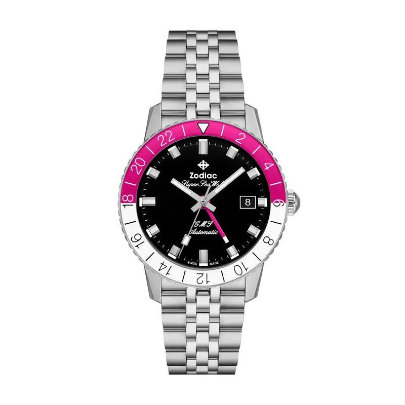 Zodiac Men's Super Sea Wolf Gmt Automatic, Stainless Steel Watch 1