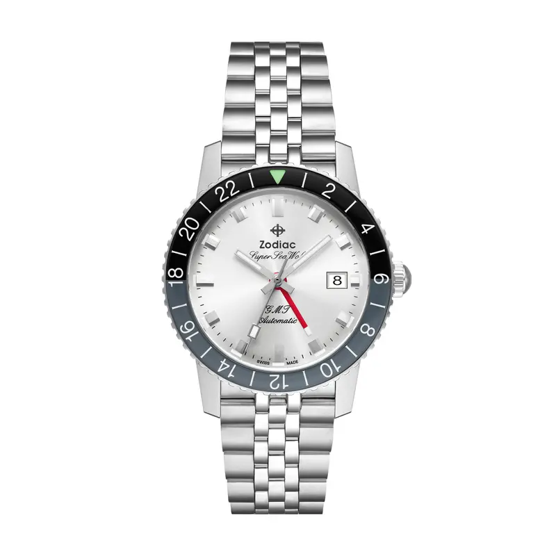 Zodiac Men's Super Sea Wolf Gmt Automatic, Stainless Steel Watch 1