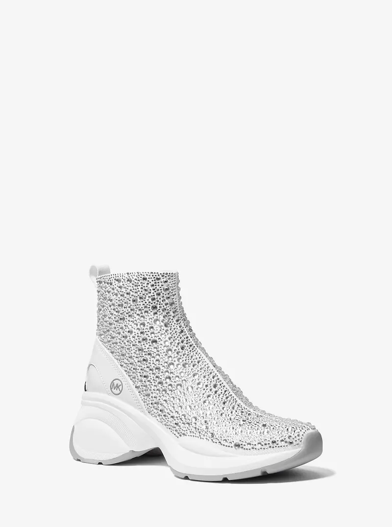 Zuma Embellished Stretch Knit Sock Sneaker 1