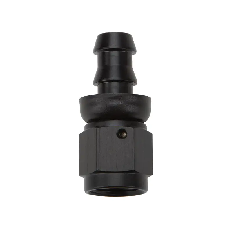 Allstar Performance Pushlock Hose End – Black Straight -16 Fitting 1