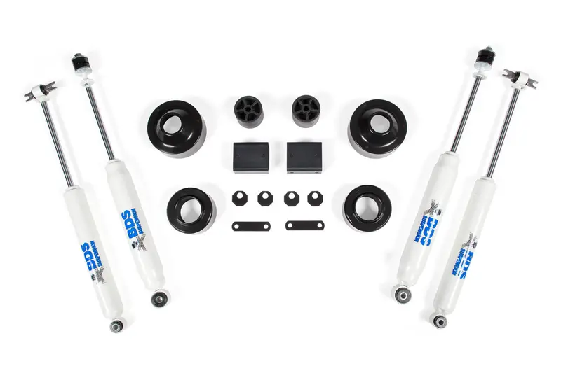 Bds Suspension 2-Inch Front & Rear Spacer Lift Kit For 2007–2013 Jeep Jk & Rubicon (2Dr/4Dr) 1