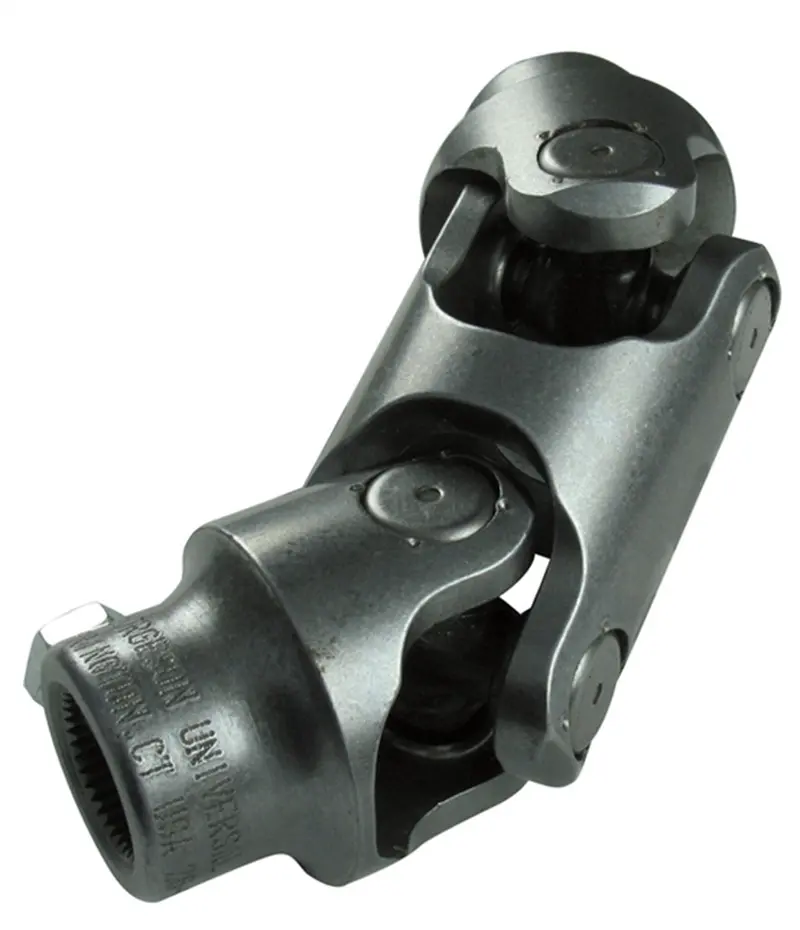 Borgeson 024946 Double-D Steering U-Joint – Steel, 3/4" To 17Mm Shaft Connection 1