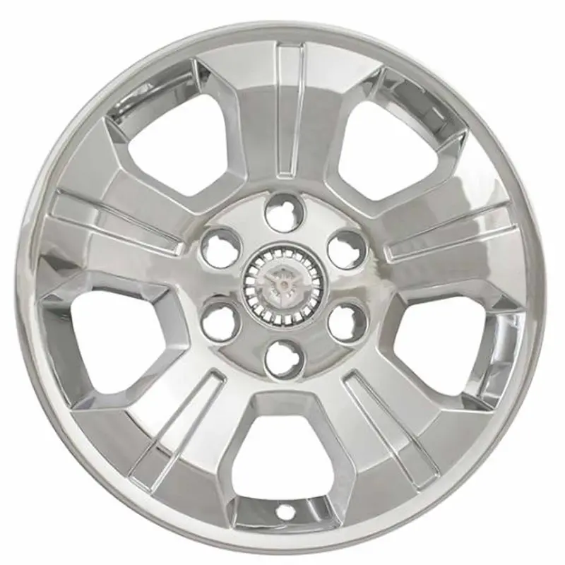 Coast To Coast Iwcimp392X 18" Chrome 5-Spoke Plastic Wheel Set – 4-Pack, Not For Steel Wheels 1