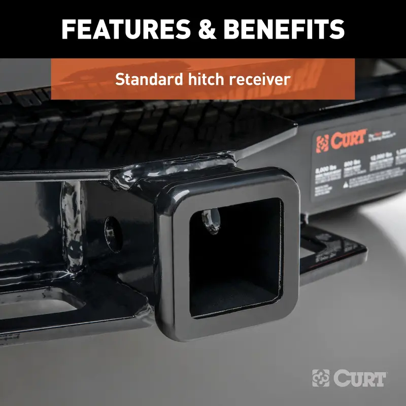Curt 13580 Class Iii 2-Inch Trailer Hitch Receiver For Select International Scout Ii Models 1