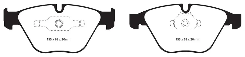 Ebc Dp52006Ndx Bluestuff Ndx Full-Race Brake Pads 1