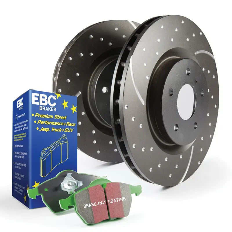 Ebc S10Kf1122 Greenstuff Brake Kit – Front Rotors & Pads For Subaru 2000–2009 Impreza Gd/Gg 1