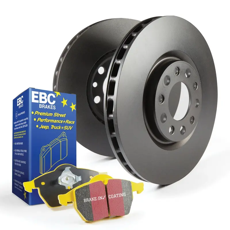 Ebc S13Kf1097 Yellowstuff Performance Brake Pad & Rotor Kit – Balanced Street And Track Compound Set 1