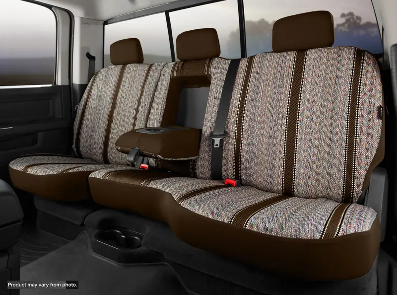 Fia Custom Wrangler Seat Covers – Brown Leather-Look Interior Protection 1