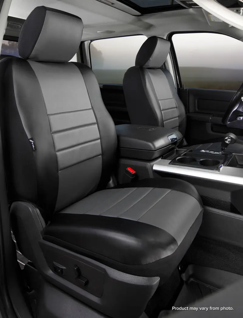 Fia Sl69-44 Leatherlite Custom Seat Covers – Gray Premium Vinyl Blend 1