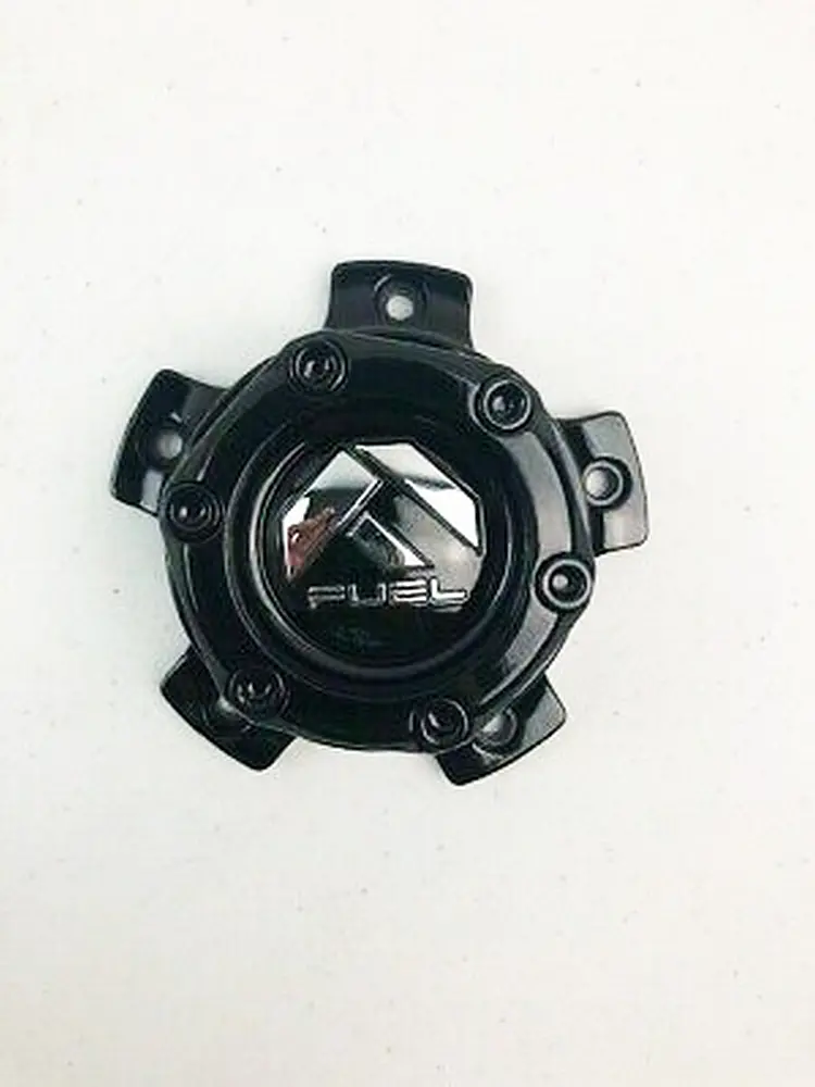 Fuel 1004-44Gb Bolt-On Center Cap Set (5X4.5/5-Lug, Gloss Black With Black Rivets) 1