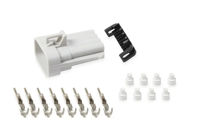 Holley Efi Odd/Even Coil Sub-Harness Connector – 8-Cavity Male, Gray 1