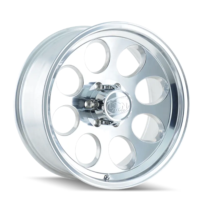 Ion 171-5165P Polished 15X10 Inch Rim – 5X114.3Mm Bolt Circle, -38Mm Offset, 83.82Mm Hub Bore 1