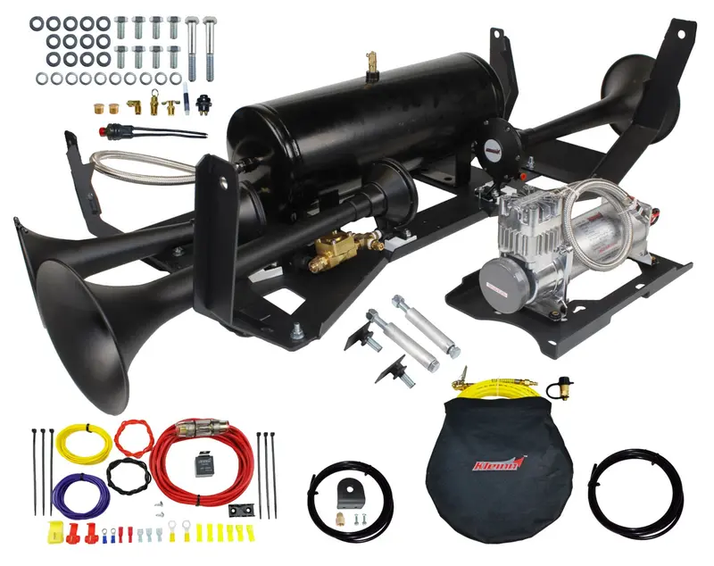 Kleinn Automotive Gm1500-734 Train Horn System With Onboard Air Compressor 1